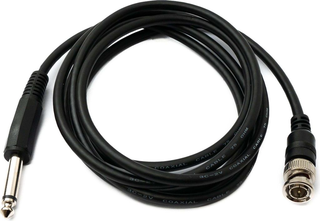 SYSTEM-S Audio Kabel 180 cm 6.35 mm Klinke Stecker zu BNC Produktbild 