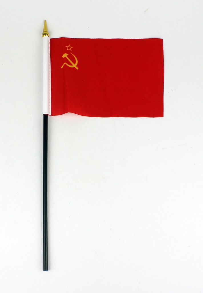 Flagge am Stab Sowjetunion UdSSR 10x15 cm