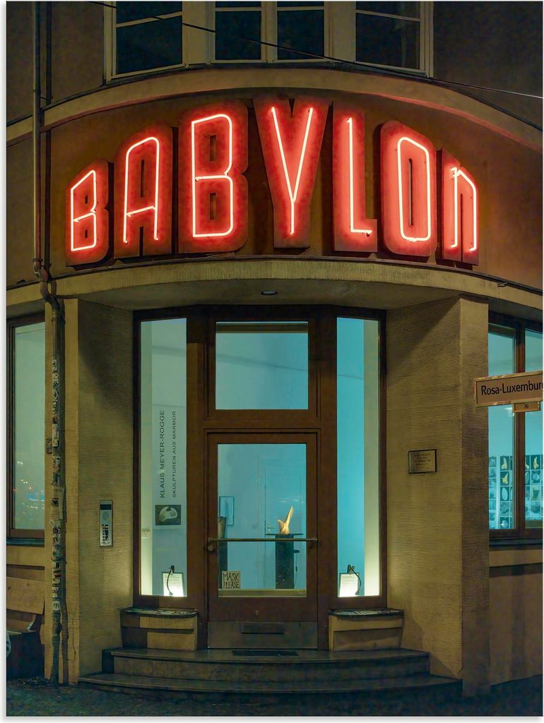 ARTland Wandbild Alu für Innen & Outdoor Babylon Größe: 45x60 cm