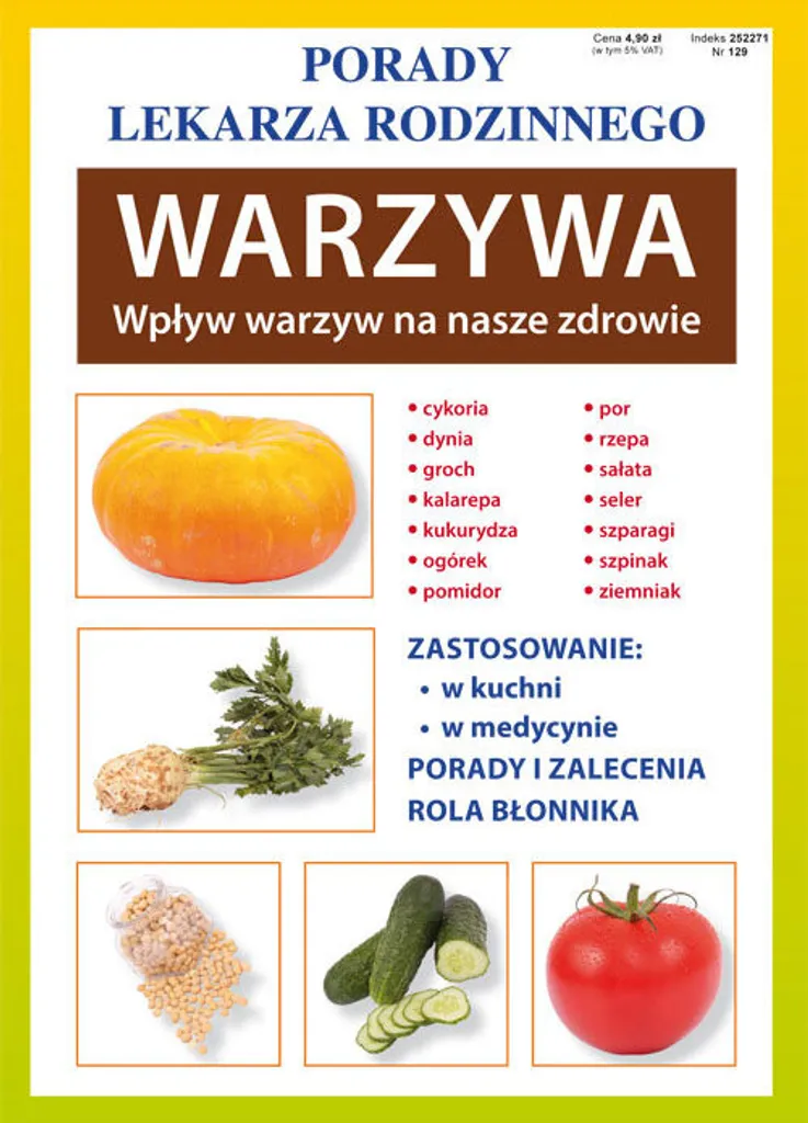 Livre Warzywa : Bienfaits des légumes sur la santé par Anna Kubanowska