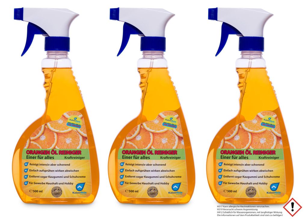 KaiserRein Orangenreiniger 3 x 0,5 L Konzentrat Produktbild 