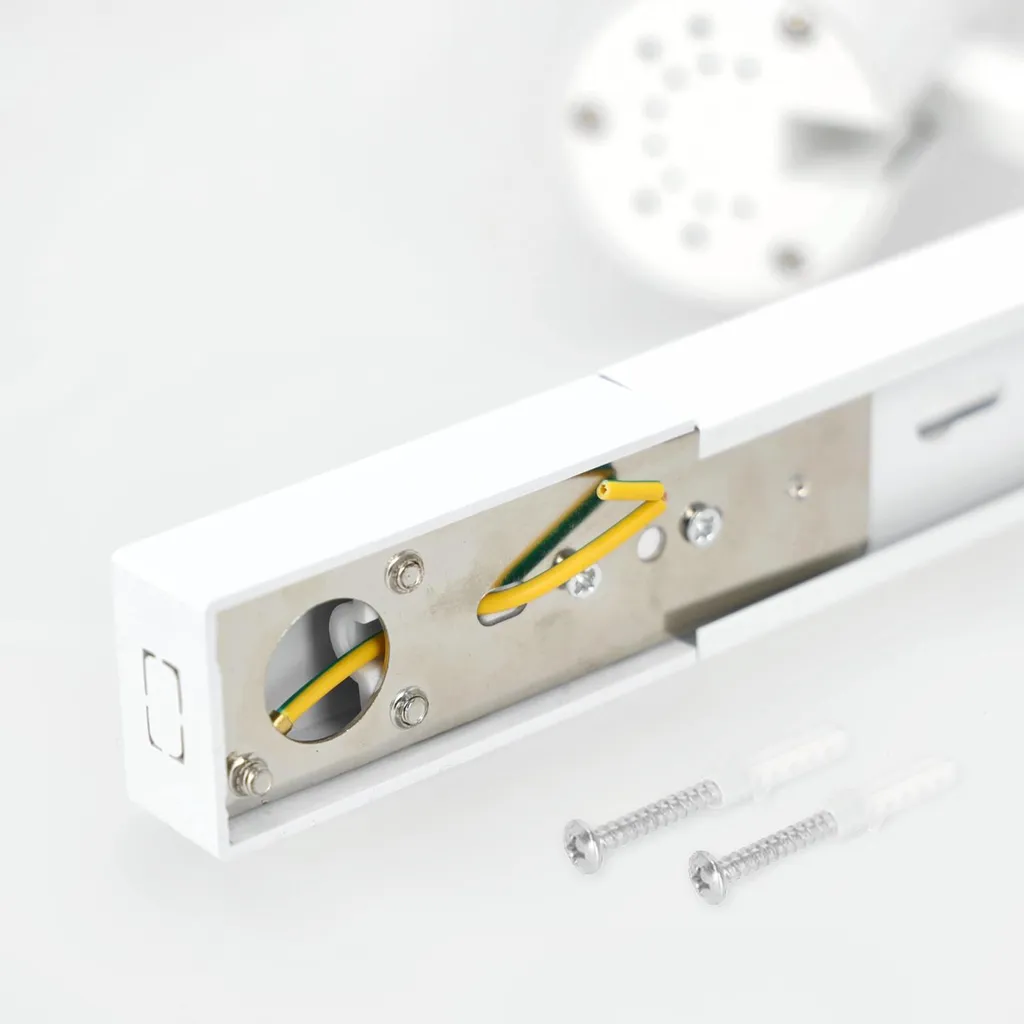 Kit rail conducteur NEXTRACK GO 1m blanc 4 spots GU10 pour intérieur - 6