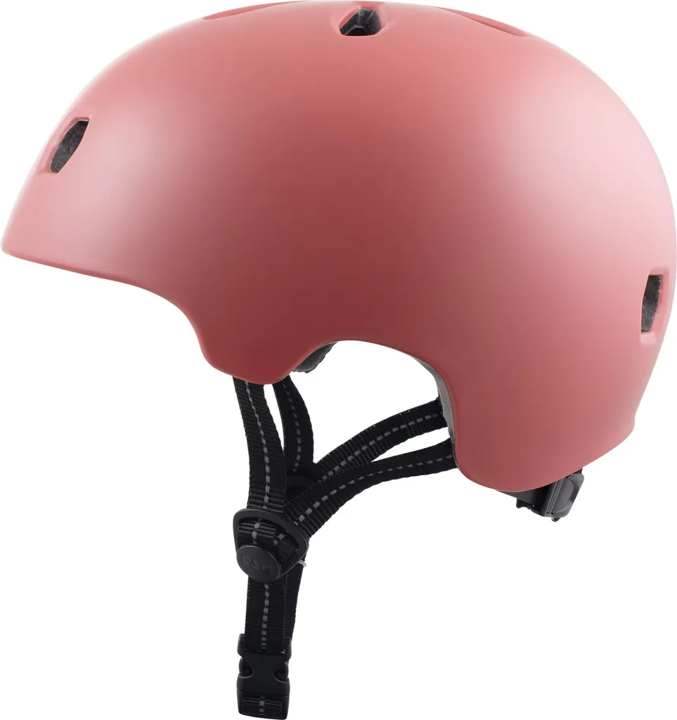 Casque TSG Meta Solid pour Roller et Skate - Rouge Satiné Taille S/M