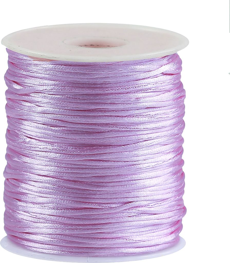Satinschnur 80m x 1mm Flechtschnur Kumihimo Bastelschnur Geschenkschnur