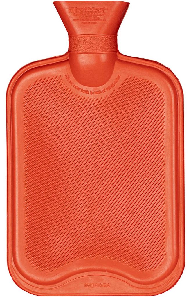 Wärmflasche Naturkautschuk 2,0 Liter - Ideal für Bett, Produktbild 