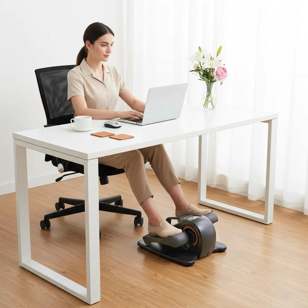 Pédalier elliptique sous table compact avec vitesse modulable - 3