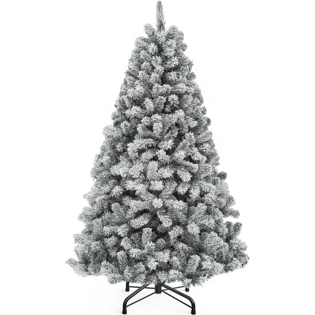 182cm Weihnachtsbaum schneebedeckt, mit 1170 Spitzen, Produktbild  KI-generiertes Bild