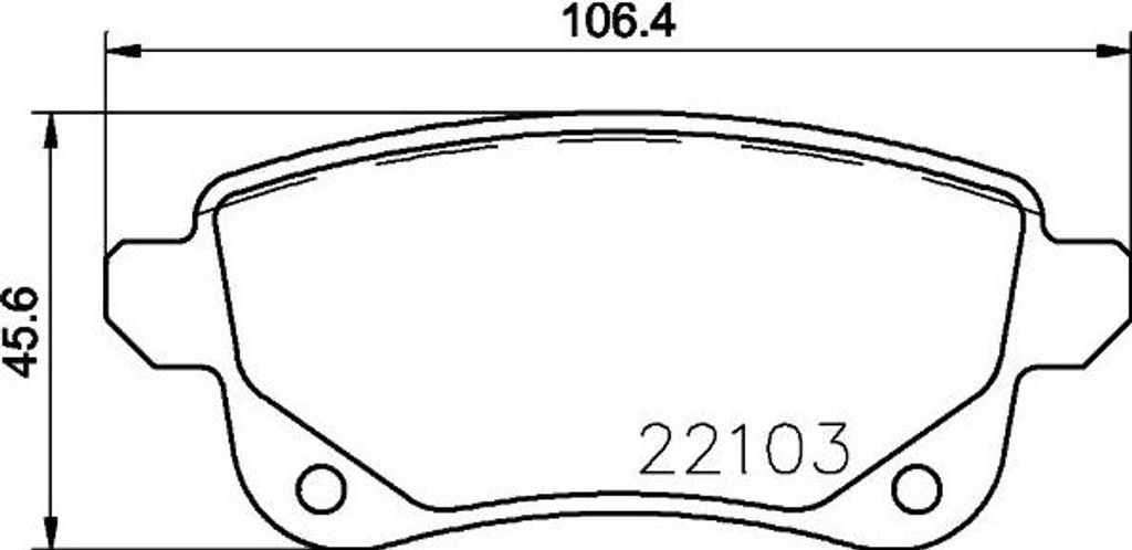 BREMBO P 68 064 Bremsbelagsatz, Scheibenbremse OE 4406000Q3C kompatibel mit Talisman, Scenic, Megane, Espace, Juke