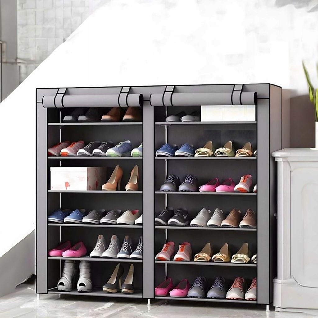 Schuhschrank, Stoff, Schuhregal, Garderobe XXL Produktbild 3