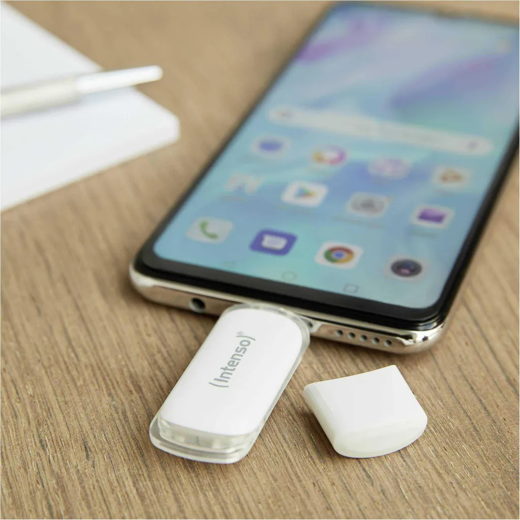 FLASH LINE 128 Go Blanc Clé USB-C 3.2 Gen 1 Performante et Compacte