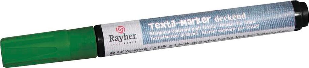 rayher Hobby Textil Marker deckend blattgrün