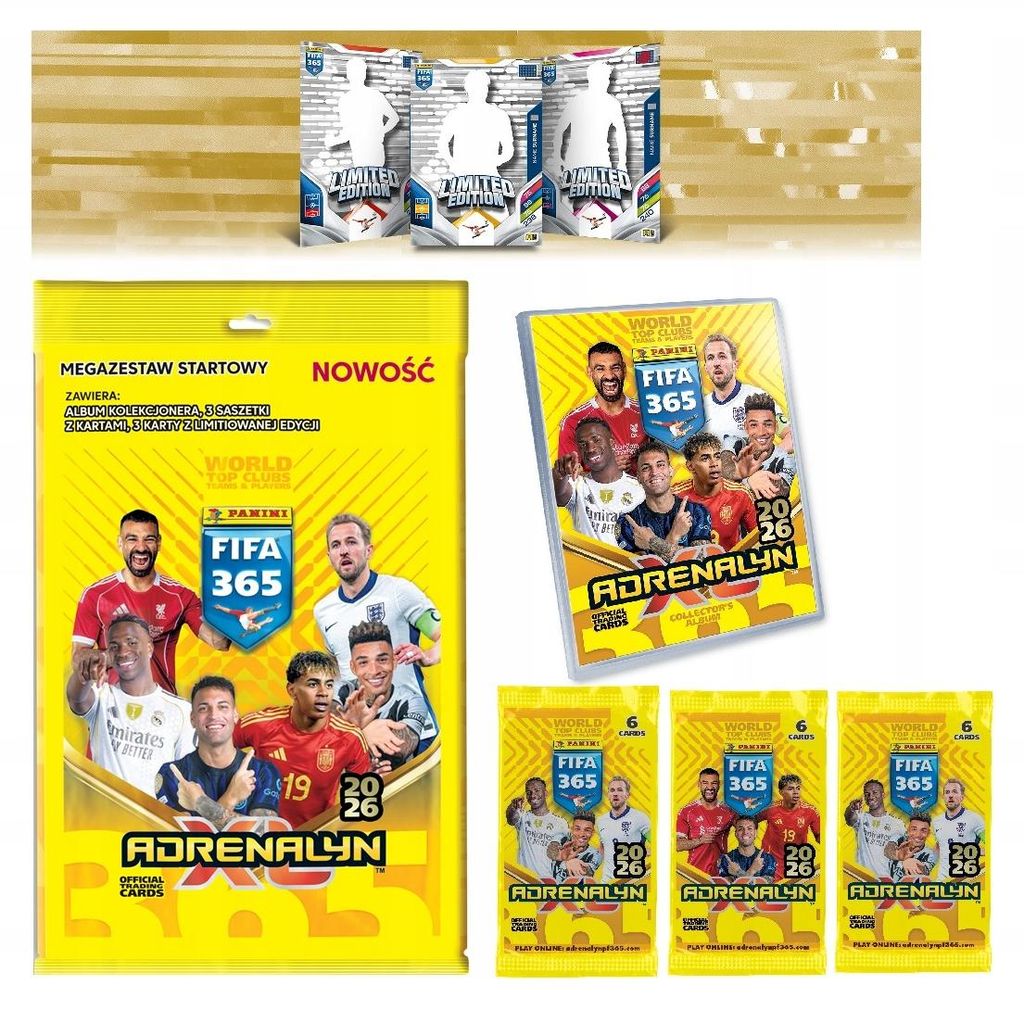 Ferry Panini Fifa Adrenalyn Xl 2026 Mega Starter Kit Obrázok produktu 