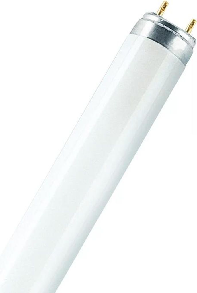 A close-up shot of a fluorescent light tube.