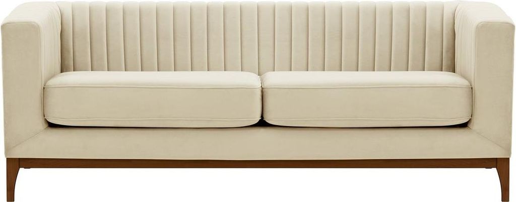 Dreisitzer-Sofa Slender Wood-Velluto 2-dark oak