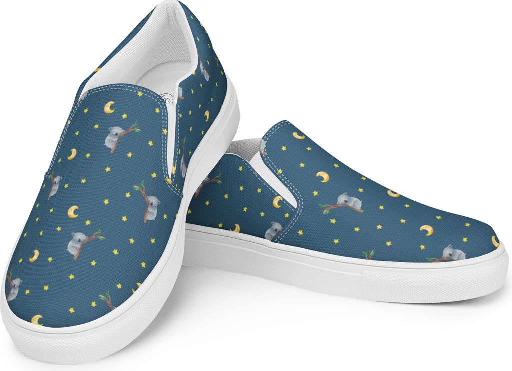 Mr. & Mrs. Panda Loafer Koalabär Größe 38 - Blau - Geschenk, Slipper Für Damen, Damenslipper, Bär, Lustige Sprüche, Traumland, schlafen, Koal...