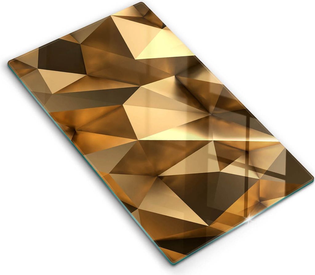 Glasschneideplatte - Herdabdeckplatte - 30x52 cm - Schneidebrett - Spritzschutz - Hintergrundabstraktionsstruktur