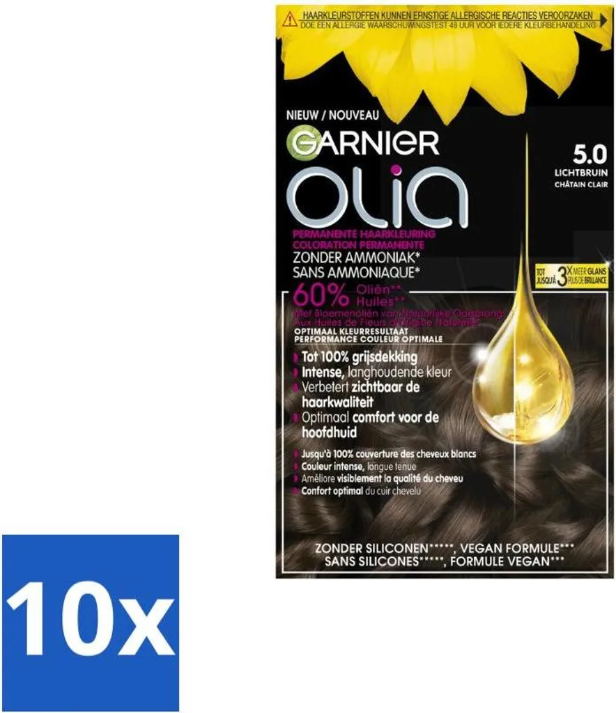 Garnier Olia 5 Castano Chiaro: Il Segreto per Capelli da Copertina