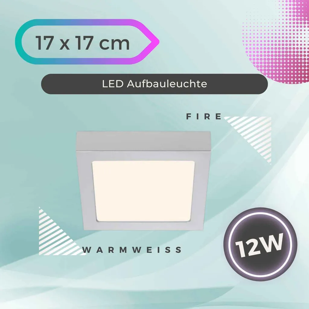 Illumina i tuoi sogni con Briloner Fire LED 12W - Plafoniera Cromo Opaco