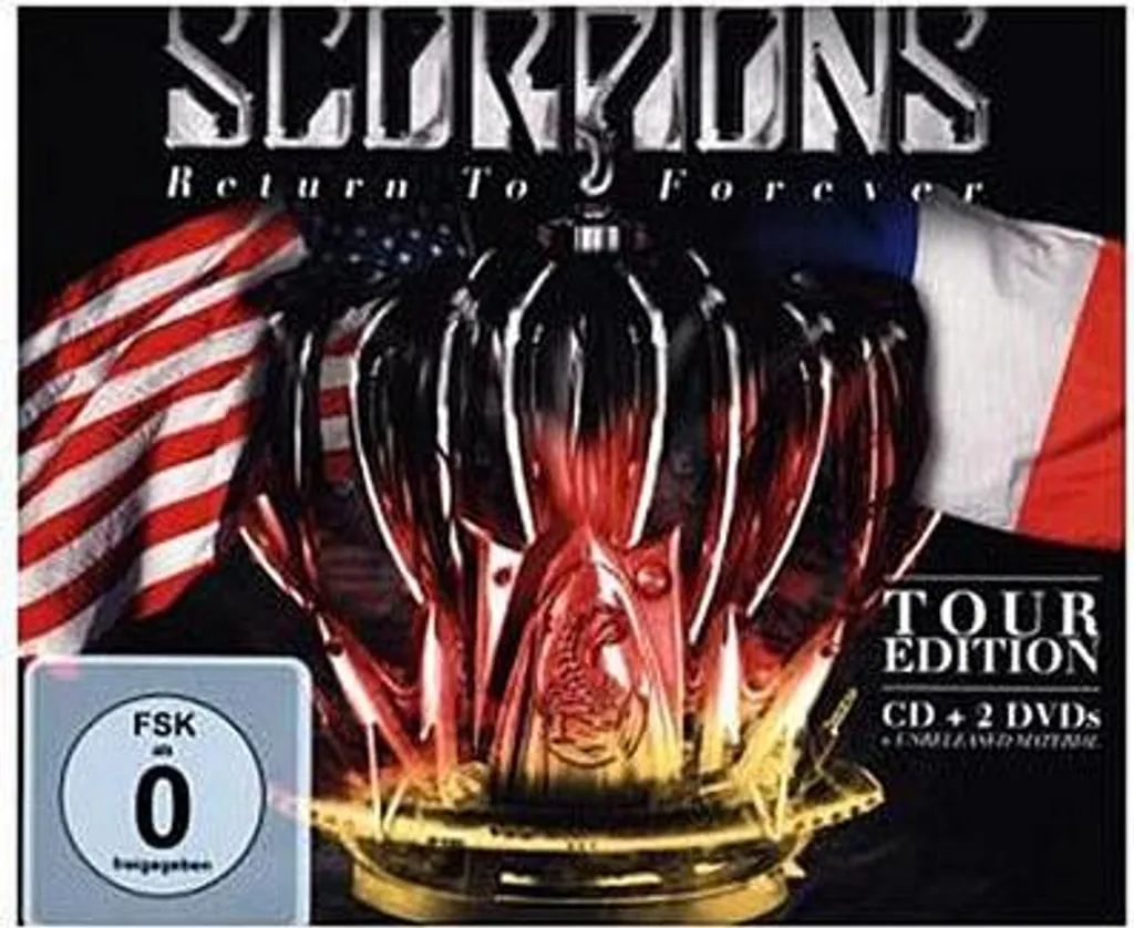 Cadeau Idéal Fan Rock Scorpions Return to Forever Tour Edition CD et DVD