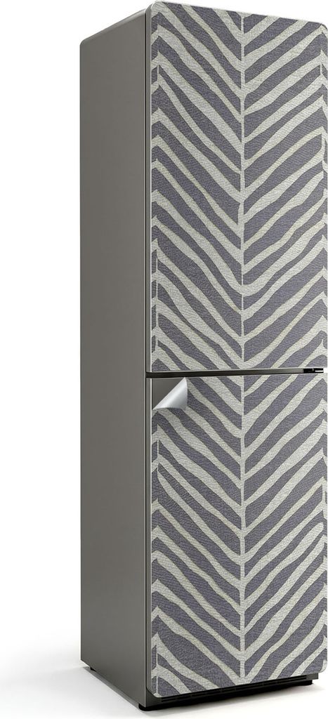 Abstrakte Energiewelle – Kühlschrank Aufkleber – Klebefolie Kühlschrank – Kühlschrank Dekor – Kühlschrankfolie selbstklebend – Küche...