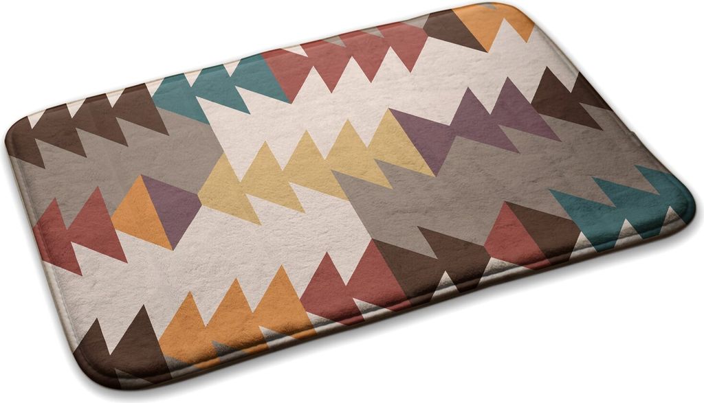 Teppich Teppich Wohnzimmer Schlafzimmer Modern - 90 cm x 60 cm - Geometrisches Muster