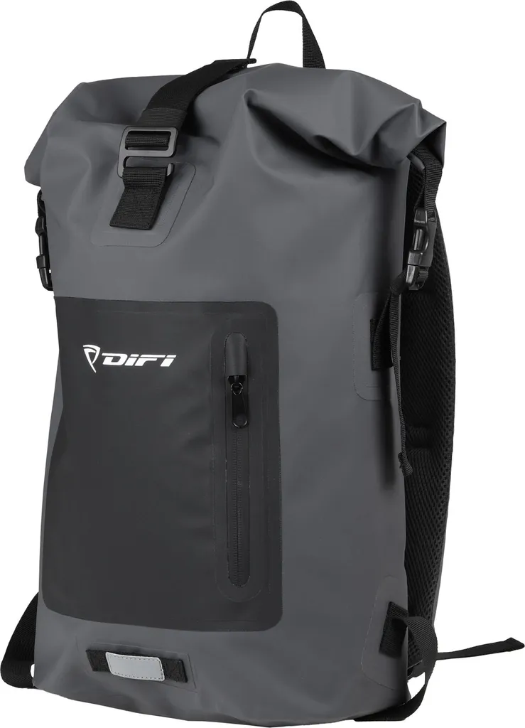 Sac à dos étanche pour cycliste et motard DIFI Urban Dry Noir 20L