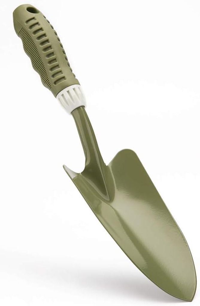 Garden Soft Touch Grip Carbon Steel Head Jardiner main Truelle Intérieur Extérieur Plantation Pelle