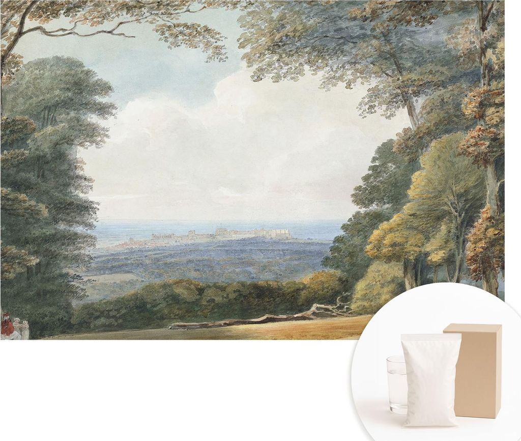 Fototapete - Wandbilder für Wohnzimmer - 104x70 cm - Dekorative Wandfolie - Modernes Design für Wanddekoration - Tapeten für Innenräume - Bewal...
