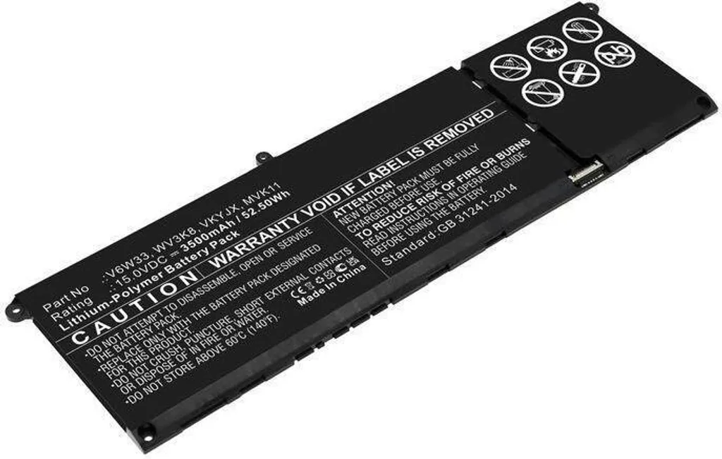 Batteria di Ricambio per Dell XDY9K 3500mAh 15V - Qualità CoreParts