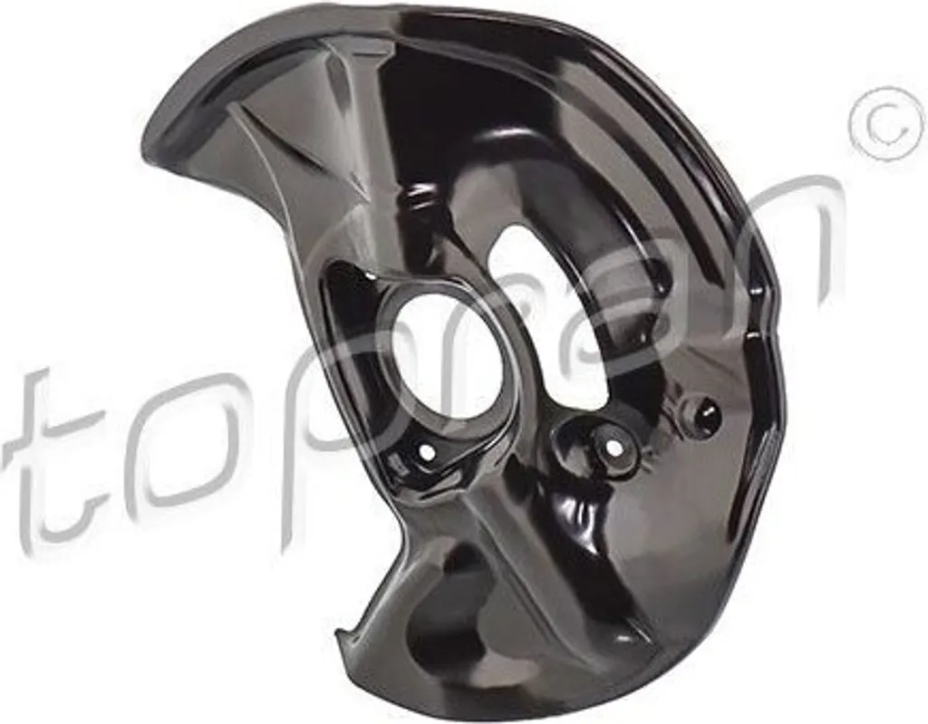 Flasque de frein avant gauche TOPRAN 409 503 pour Mercedes W202 et W210