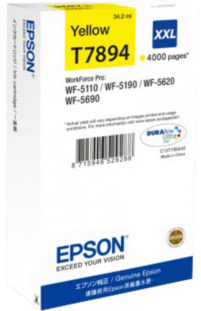 Epson T7894 cartuccia d'inchiostro 1 pz Originale Resa Immagine del prodotto 
