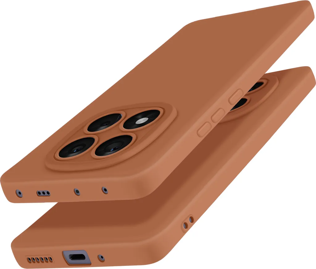 Custodia Avizar Silicone Marrone Redmi Note 14 Pro/Pro+ Protetta - 2