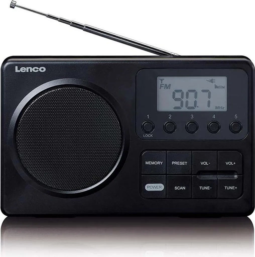 Radio FM Portable Lenco MPR-035BK : Simple à Utiliser et Très Compacte - 3