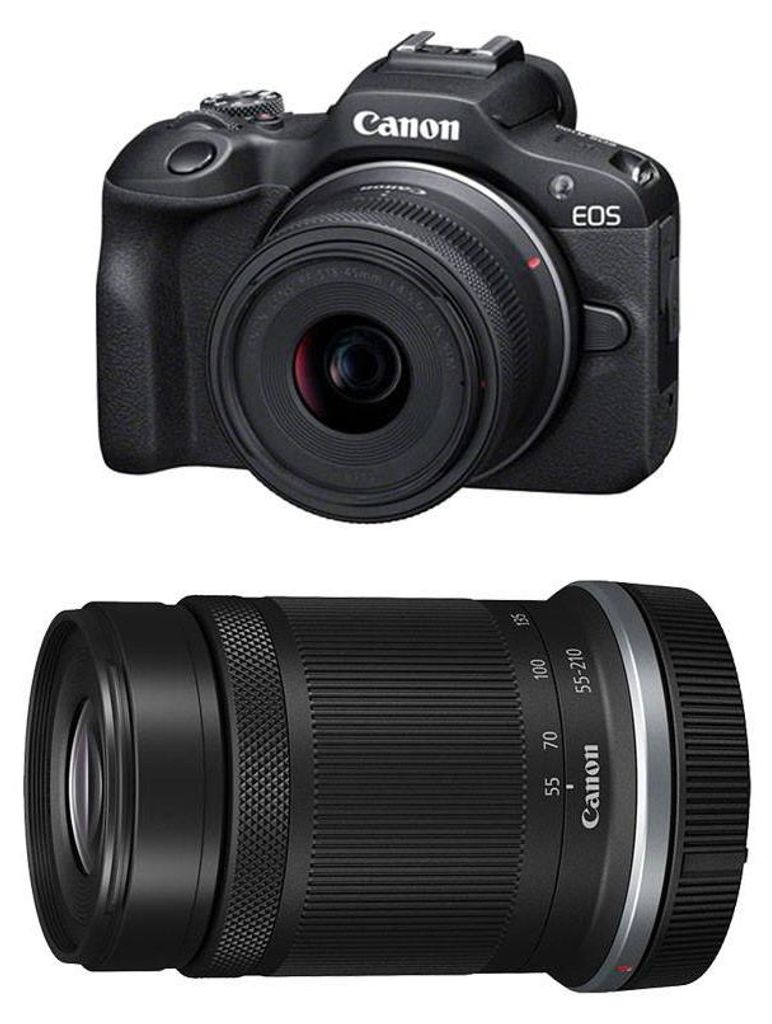 Canon EOS R100 + RF-S 18-45mm F4.5-6.3 IS STM + RF-S Produktbild 