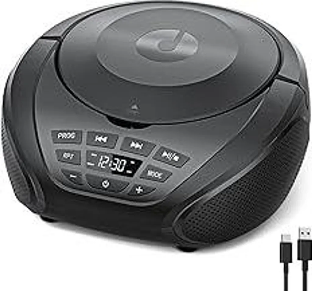 Radio CD Portatile Gueray con Altoparlanti Display e Funzione AUX