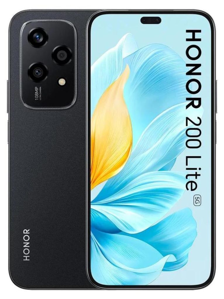 Honor 200 Lite 5G 256GB/8GB Dual SIM Noir Image du produit 