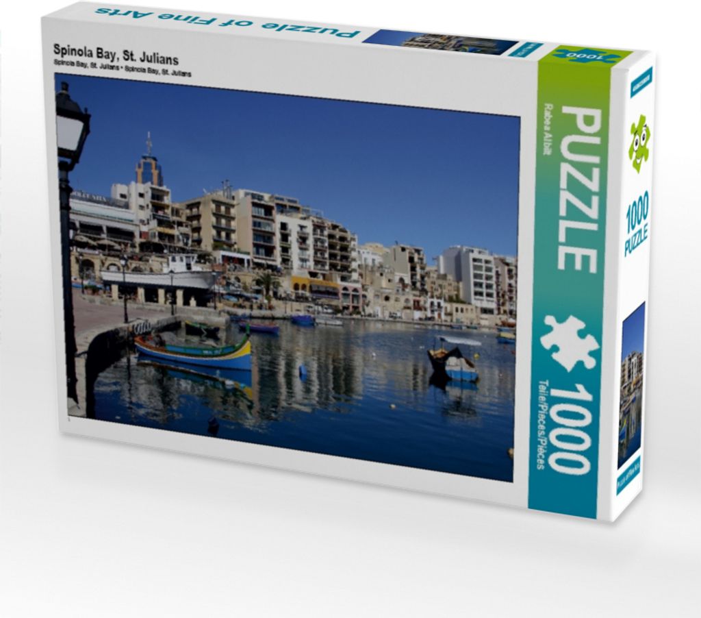 Calvendo Spinola Bay, St. Julians 1000 Teile Puzzle quer 640x480mm, Albilt Rabea; 7334751