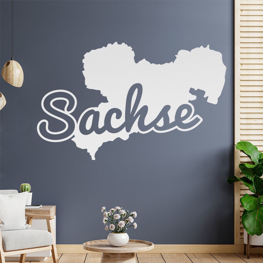 Sachse Sachsen Herkunft Wandtattoo Wandaufkleber Wall Sticker - Dekoration, Küche, Wohnzimmer, Schlafzimmer, Badezimmer