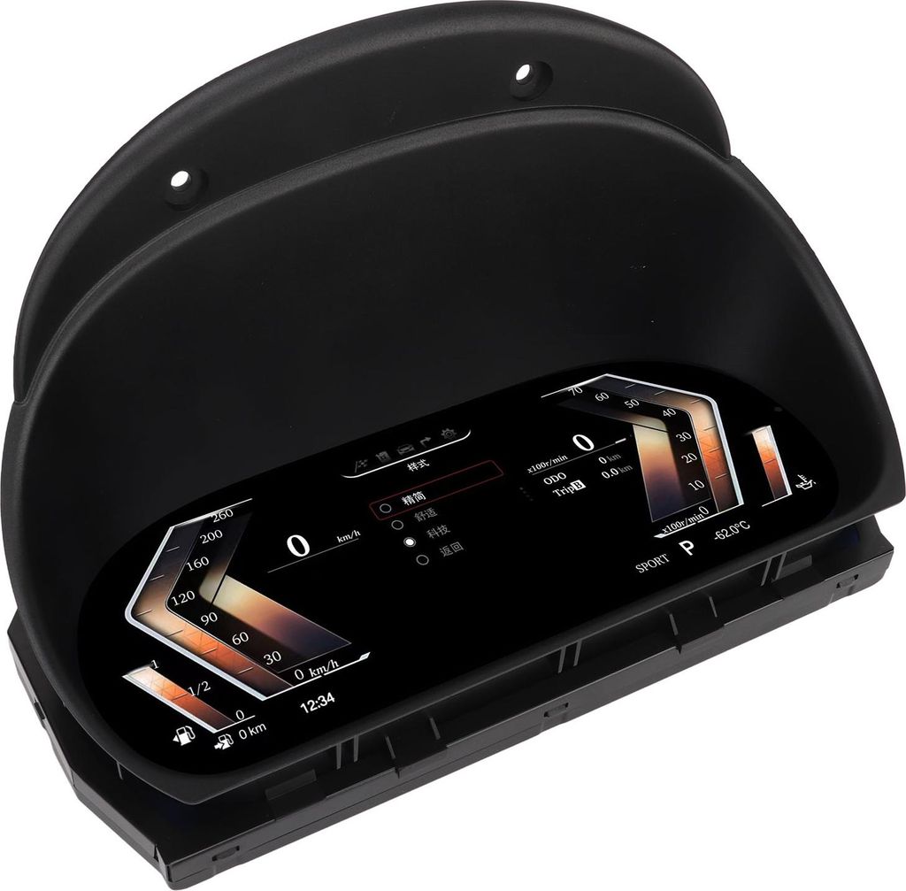 10 Zoll Auto Digital Cluster Instrument LCD Armaturenbrett Geschwindigkeitsmesser Display Dash Monitor für 3er E90 E91 E92 E93