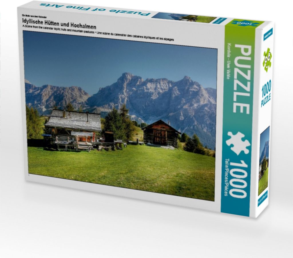 Calvendo Ein Motiv aus dem Kalender Idyllische Hütten und Hochalmen 1000 Teile Puzzle quer 640x480mm, ; 7356347