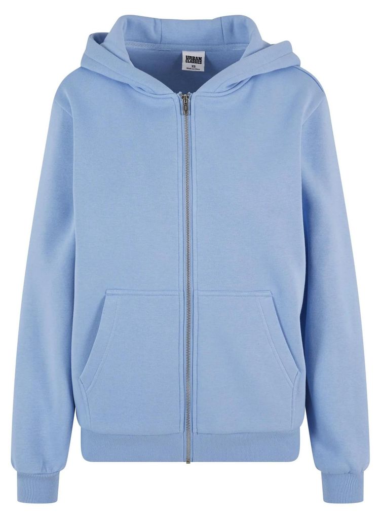 Urban Classics - Hoodie mit durchgehendem Reißverschluss für Damen TN1640 (L) (Hellblau)
