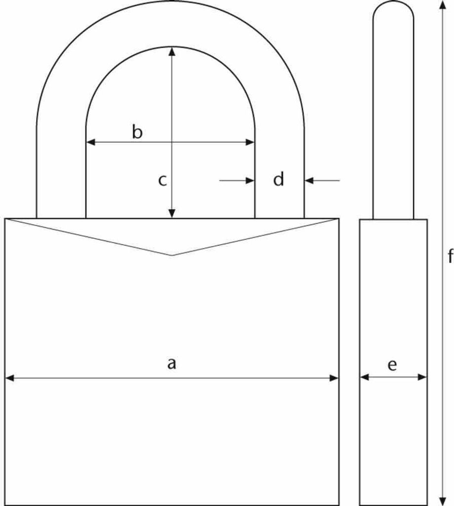 ABUS Zahlenschloß Messing 165 40 mm mit verstellbarem Code Produktbild 