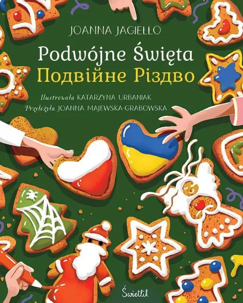 Décoration de Noël Podwójne Święta en bois pour table de fête