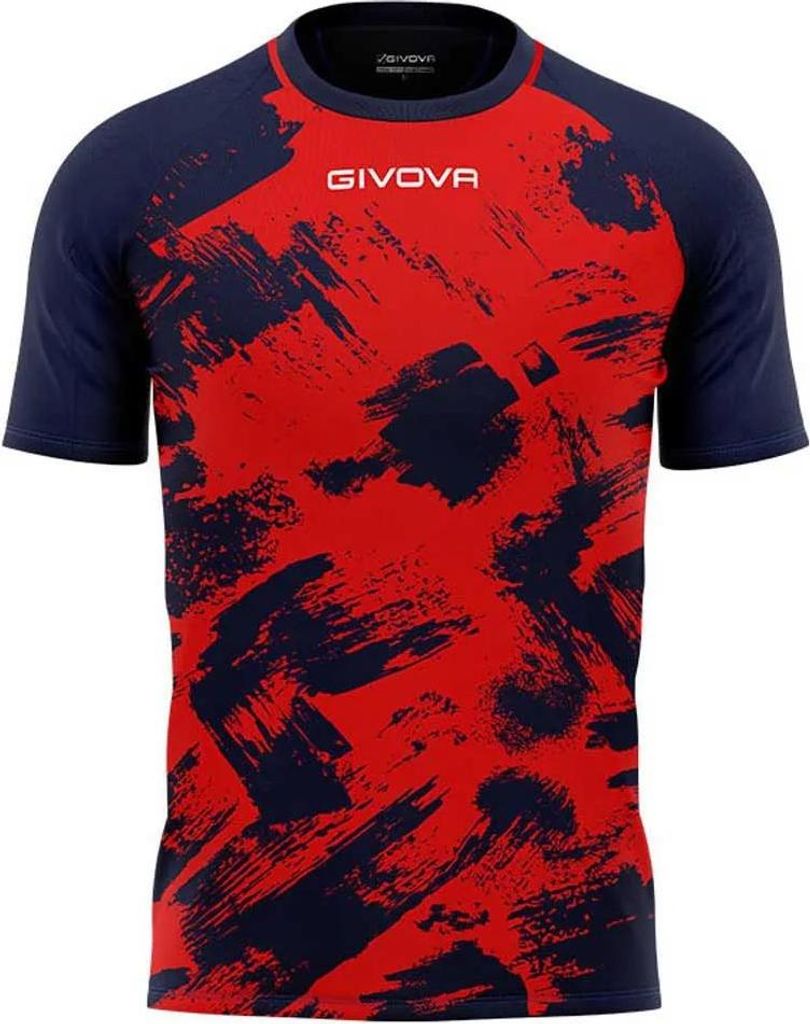 Givova Art Kurzarm-t-shirt Rot,Blau M Mann Rot,Blau M Produktbild 