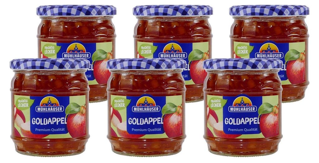 Mühlhäuser Goldapfel Konfitüre (8 x 0,45 Kg) Produktbild 