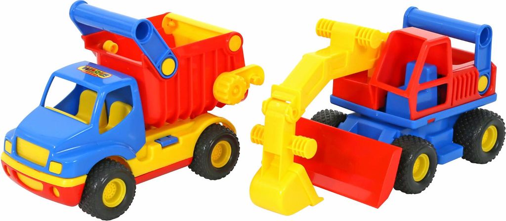 Wader ConsTruck Kipper+ConsTruck Bagger (im Netz) Produktbild 