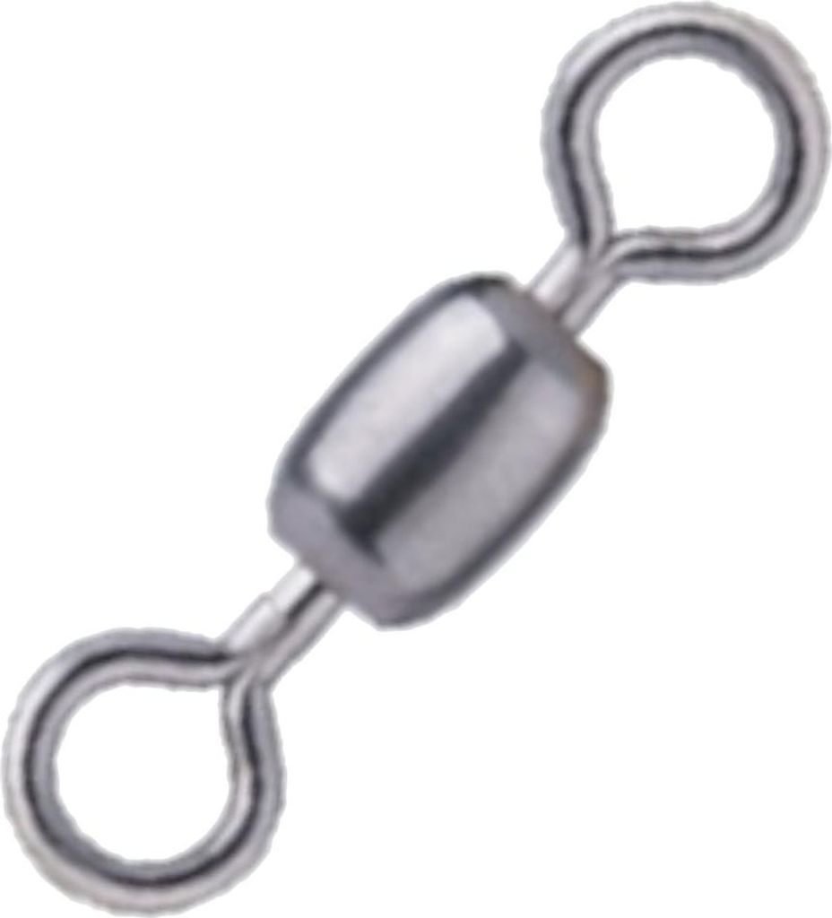 BKK Crane Swivel-62 Stainless Steel Black - Tönnchenwirbel, Größe / Tragkraft / Packungsinhalt:Gr. 1 / 200kg / 6 Stück