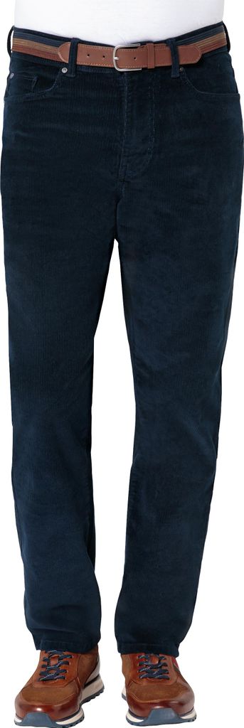 Franco Bettoni Herren 5-Pocket-Cordhose mit Gürtel, farbsattes, wärmendes Cord-Gewebe