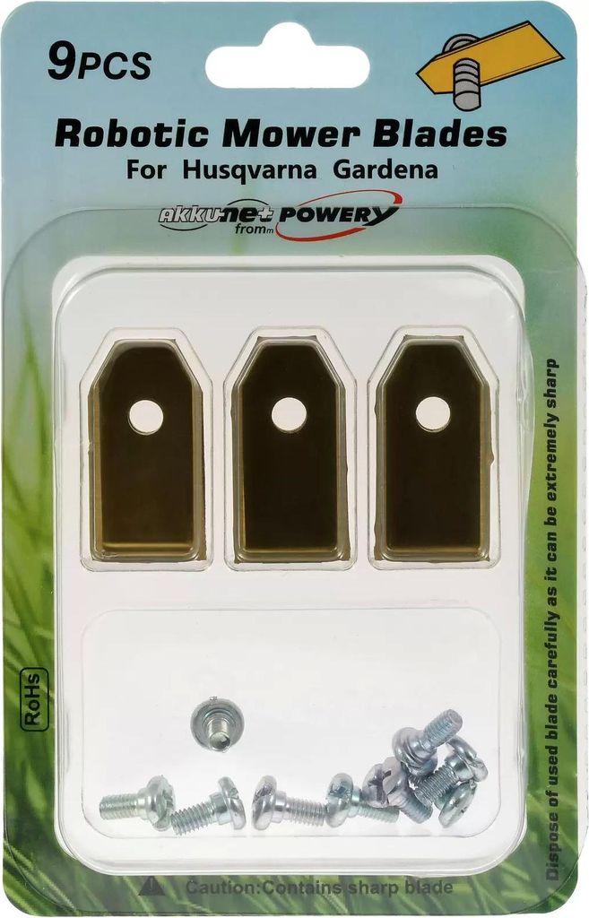 9x Ersatz-Messer Titan-Klingen / Schneid-Klingen (0,75mm) Produktbild 