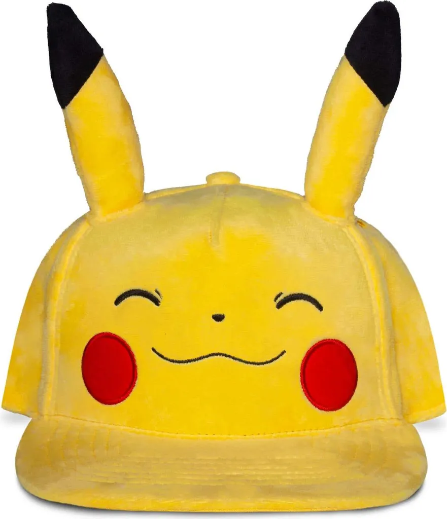 Snapback Pikachu Haute Qualité - Casquette Broderie 3D et Visière Rigide
